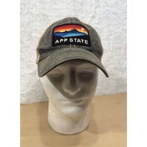 App State Legacy Trucker Hat Appalachian State University Mesh Snapback Cap